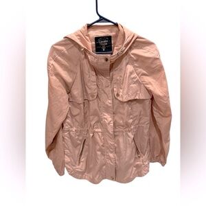 Cavalini Original Women's Hooded Utility Jacket Windbreaker Ladies Pink Medium